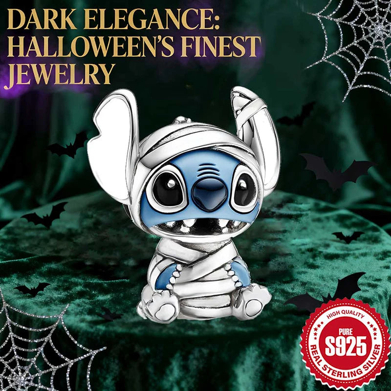 925 Sterling Silver Stitch Pendant Is Charming And Suitable For Pairing With Women's Bracelets DIY Jewelry  Birthday Gifts.