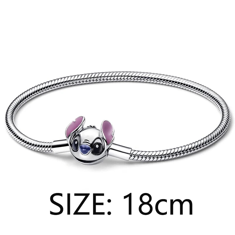 925 Sterling Silver Stitch Pendant Is Charming And Suitable For Pairing With Women's Bracelets DIY Jewelry  Birthday Gifts.