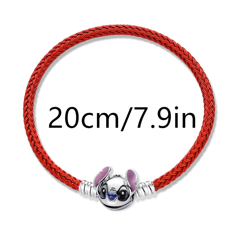925 Sterling Silver Stitch Pendant Is Charming And Suitable For Pairing With Women's Bracelets DIY Jewelry  Birthday Gifts.