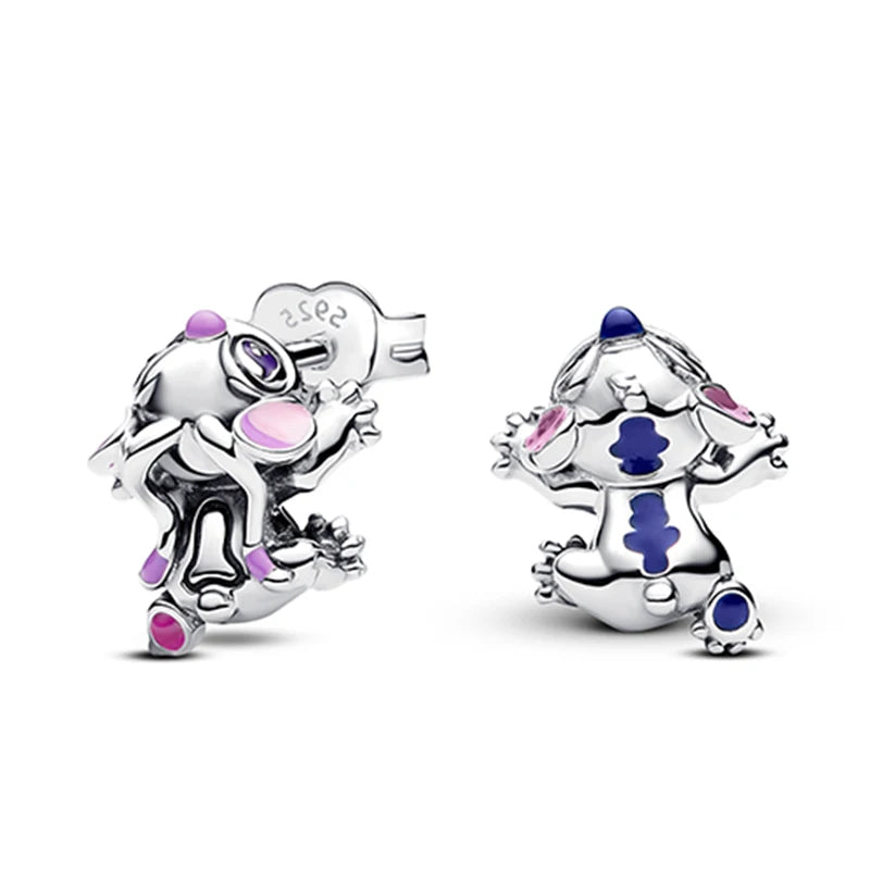 925 Sterling Silver Stitch Pendant Is Charming And Suitable For Pairing With Women's Bracelets DIY Jewelry  Birthday Gifts.