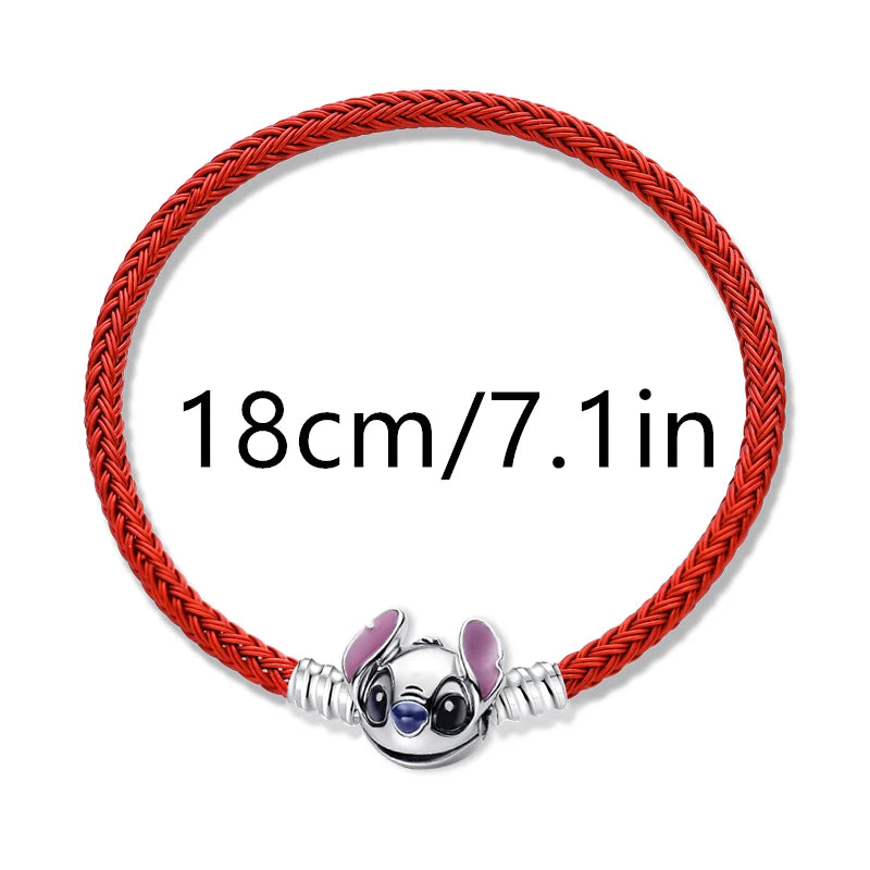 925 Sterling Silver Stitch Pendant Is Charming And Suitable For Pairing With Women's Bracelets DIY Jewelry  Birthday Gifts.