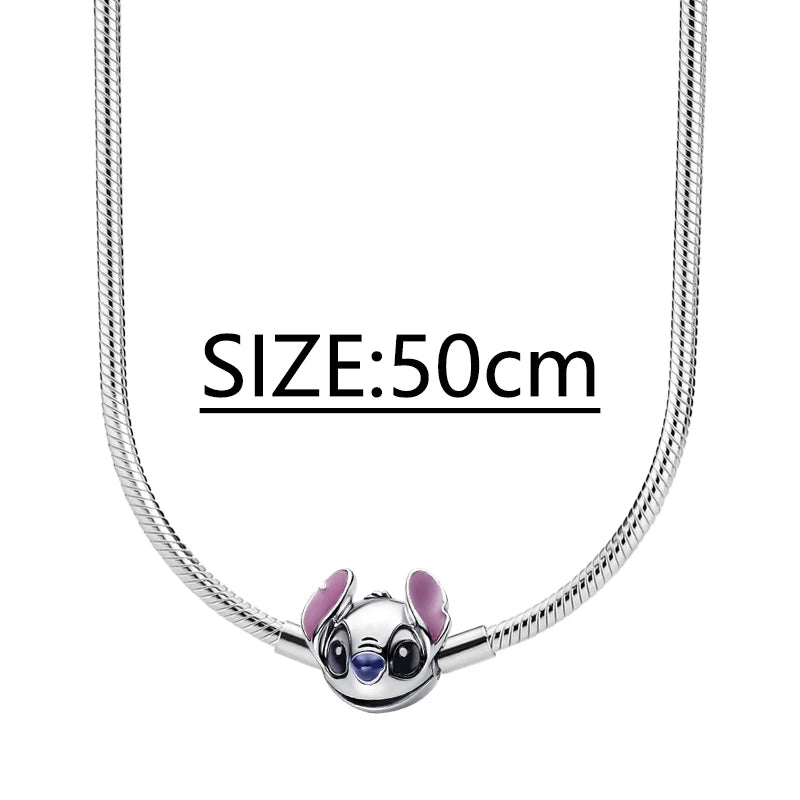 925 Sterling Silver Stitch Pendant Is Charming And Suitable For Pairing With Women's Bracelets DIY Jewelry  Birthday Gifts.