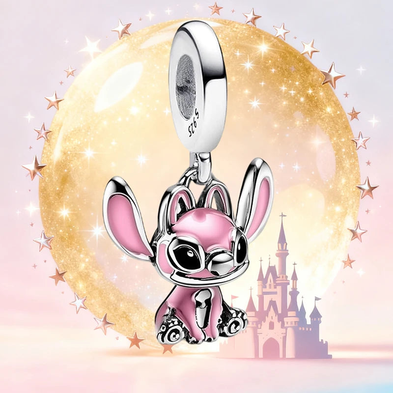 925 Sterling Silver Stitch Pendant Is Charming And Suitable For Pairing With Women's Bracelets DIY Jewelry  Birthday Gifts.