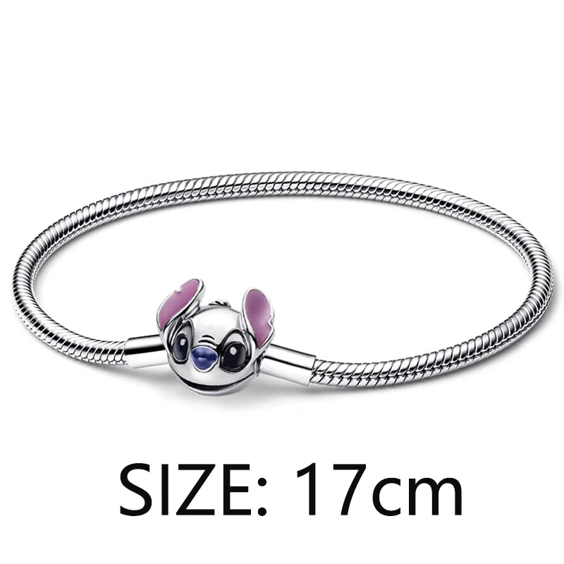 925 Sterling Silver Stitch Pendant Is Charming And Suitable For Pairing With Women's Bracelets DIY Jewelry  Birthday Gifts.