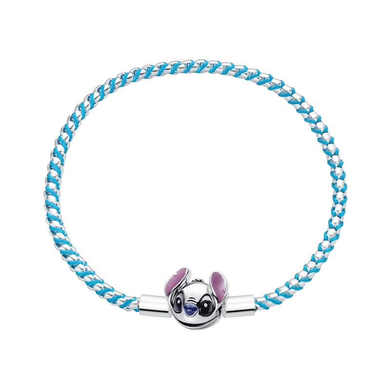 925 Sterling Silver Stitch Pendant Is Charming And Suitable For Pairing With Women's Bracelets DIY Jewelry  Birthday Gifts.