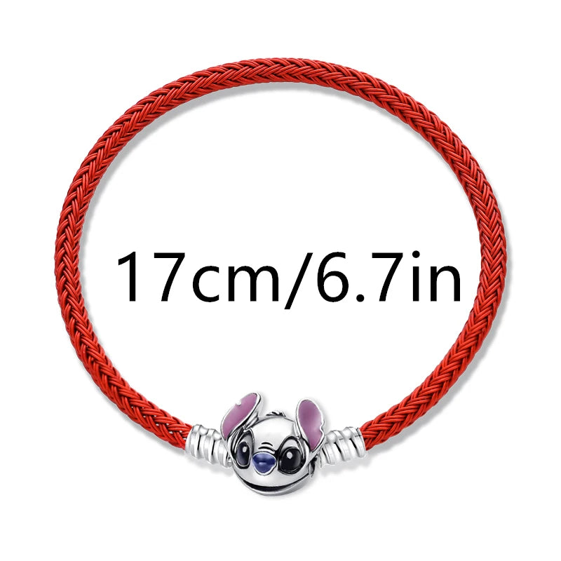 925 Sterling Silver Stitch Pendant Is Charming And Suitable For Pairing With Women's Bracelets DIY Jewelry  Birthday Gifts.