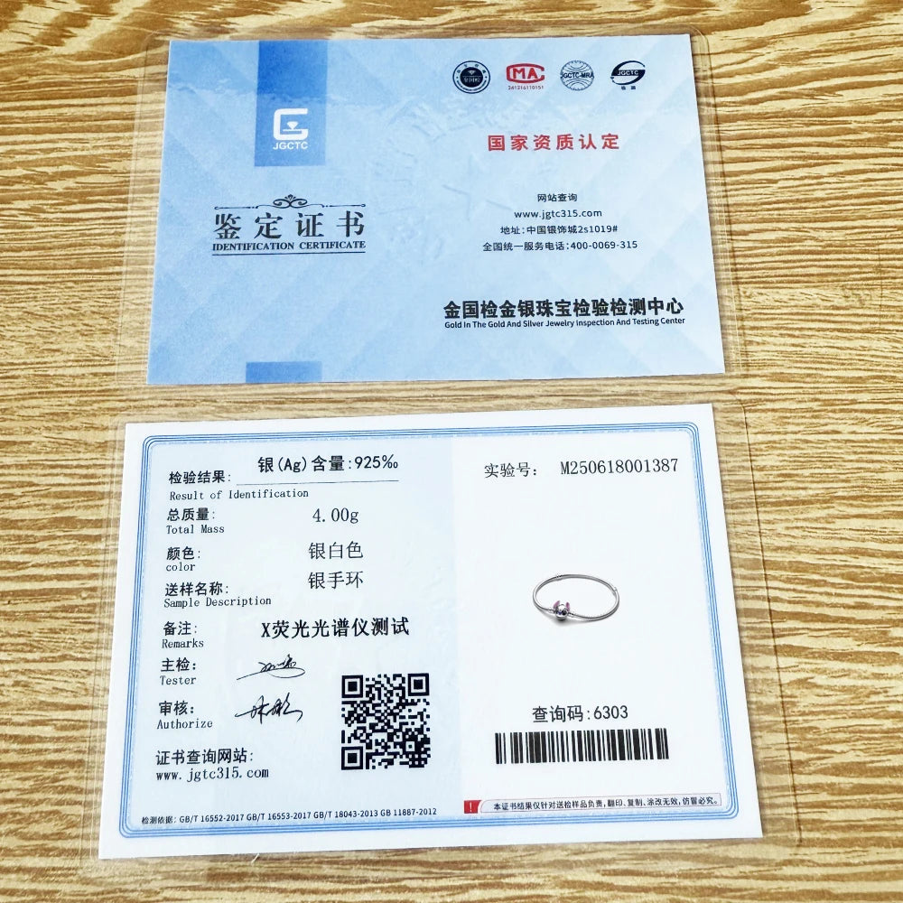 Miniso Disney Fashion 925 Sterling Silver Creative Mickey Minnie Shell Bracelet For Women Fine Charms Original DIY Jewellery