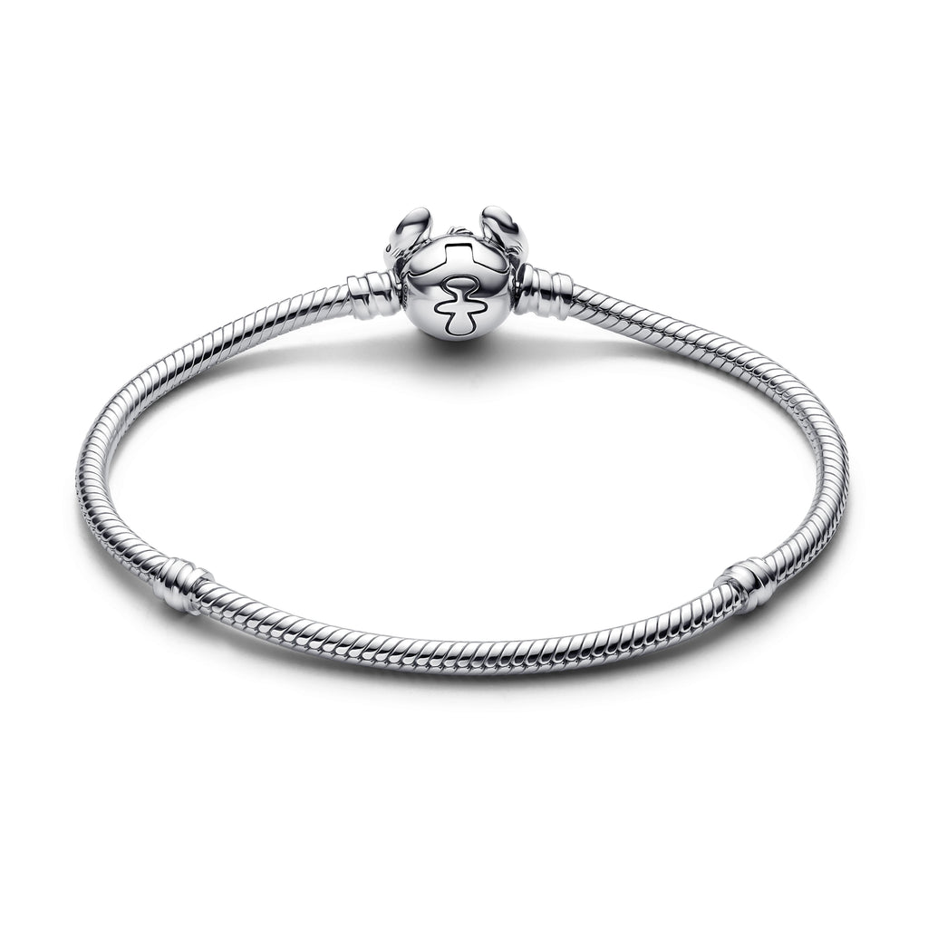 Miniso Disney Fashion 925 Sterling Silver Creative Mickey Minnie Shell Bracelet For Women Fine Charms Original DIY Jewellery