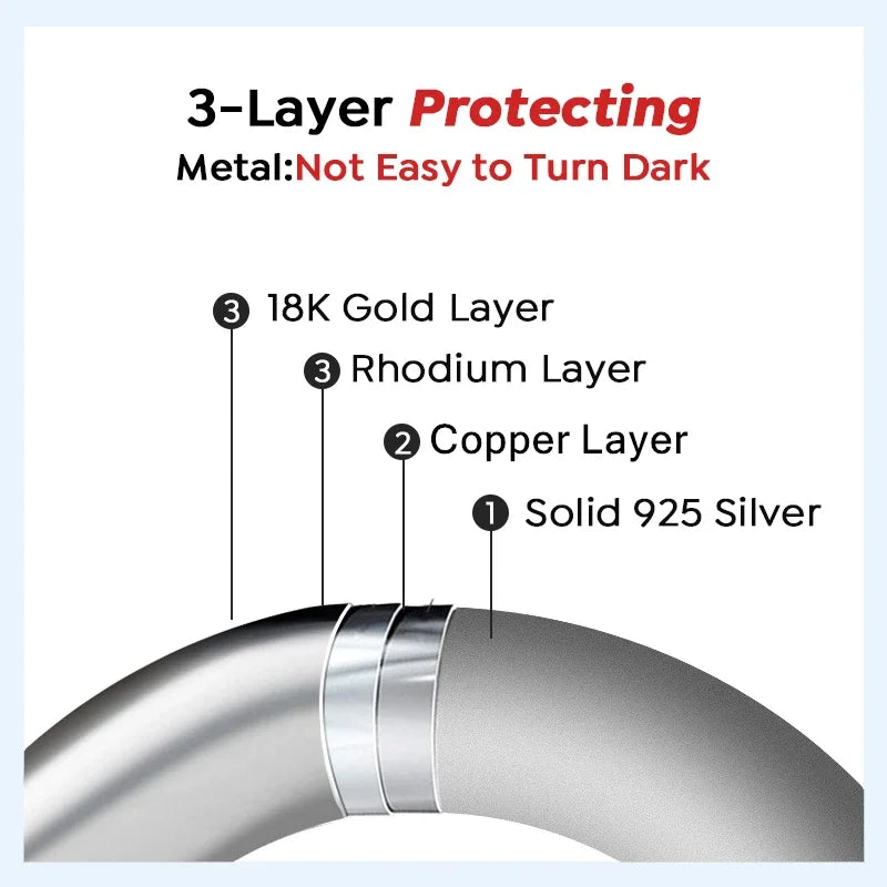 D VVS1 Moissanite Stud Earrings For Women Pass Diamond Tester Pen S925 Platinum plating Moissanita With 2 Certificates