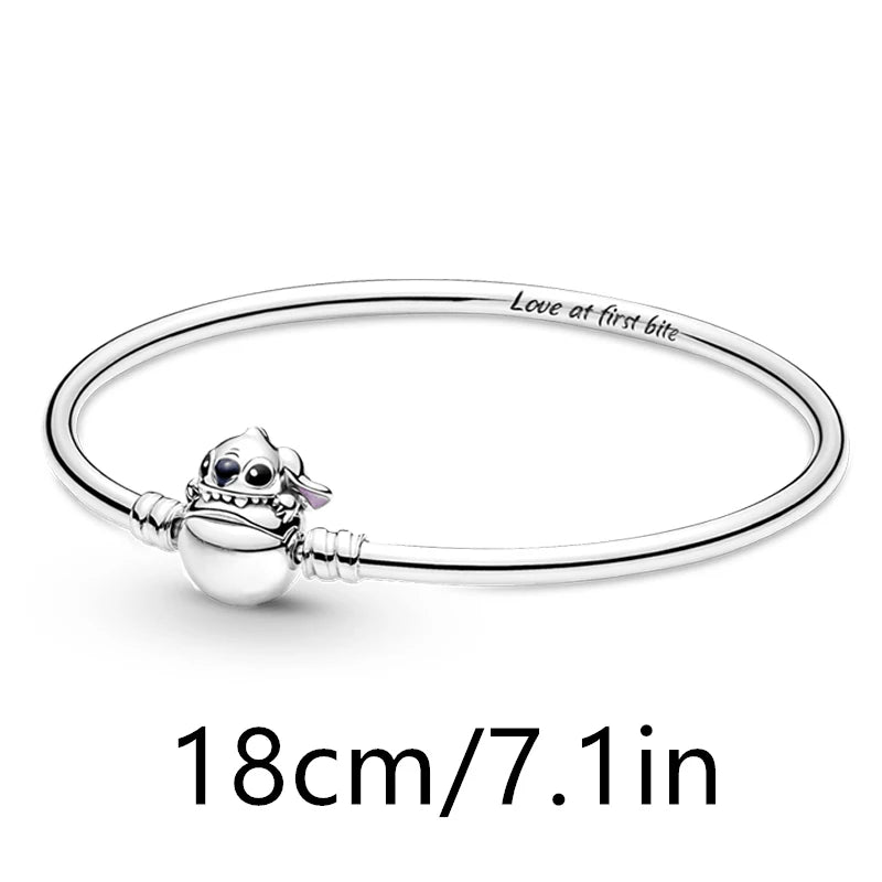 925 Sterling Silver Stitch Pendant Is Charming And Suitable For Pairing With Women's Bracelets DIY Jewelry  Birthday Gifts.