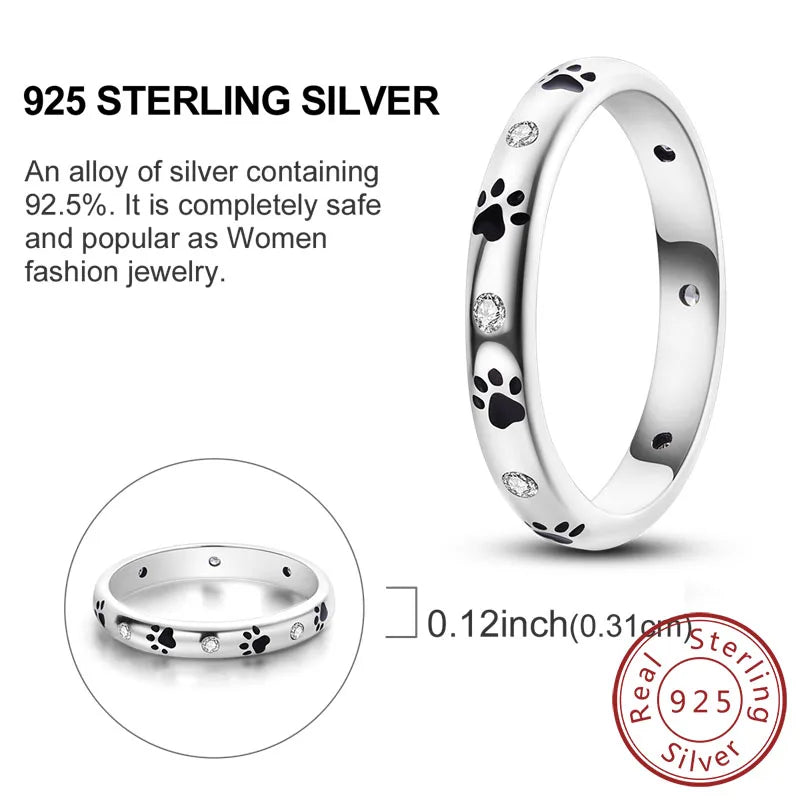 Rings Original 925 Sterling Silver Rings Bow Heart Sun Moon Star Zircon Rings For Women Jewelry Birthday Anniversary Gifts