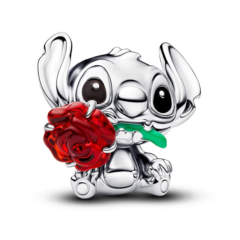 925 Sterling Silver Stitch Pendant Is Charming And Suitable For Pairing With Women's Bracelets DIY Jewelry  Birthday Gifts.